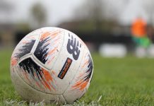 DAZN brings National League action to global audiences A New Balance Vanarama National League ball before Farsley Celtic and Blyth Spartans is postponed at The Citadel, Farsley, England on April 10th 2023.