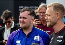 Darts negotiations heat up with Sky’s deal expiring SILVERSTONE, UNITED KINGDOM - July 04, 2024: Luke Littler, WDF World Darts Championship. The build up for the F1 British Grand Prix 2024.