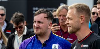 Darts negotiations heat up with Sky’s deal expiring SILVERSTONE, UNITED KINGDOM - July 04, 2024: Luke Littler, WDF World Darts Championship. The build up for the F1 British Grand Prix 2024.
