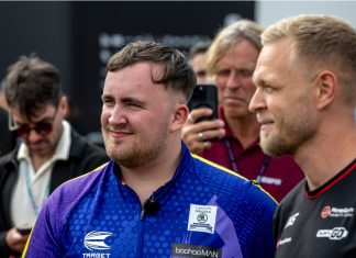 Darts negotiations heat up with Sky’s deal expiring SILVERSTONE, UNITED KINGDOM - July 04, 2024: Luke Littler, WDF World Darts Championship. The build up for the F1 British Grand Prix 2024.