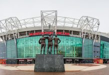 Manchester United mulls over Saudi Arabia to recoup lost earnings A multi image panorama of the United Trinity statue featuring Manchester United legends George Best, Denis Law and Sir Bobby Charlton pictured at Old Trafford stadium in Manchester on 2 January 2024.