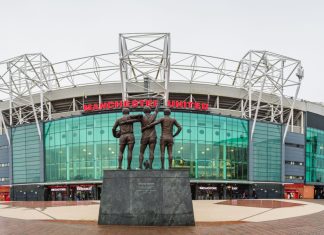 Manchester United mulls over Saudi Arabia to recoup lost earnings A multi image panorama of the United Trinity statue featuring Manchester United legends George Best, Denis Law and Sir Bobby Charlton pictured at Old Trafford stadium in Manchester on 2 January 2024.