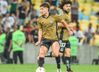 Chilean giant Colo-Colo announce Jugabet as main sponsor Rio, Brazil - april 09, 2024, Gil player in match between Fluminense (BRA) x Colo-Colo (CHI) held at Maracana Stadium by group round in Libertadores Cup.