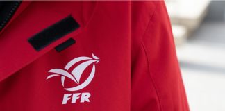 FFR seeks exposure with first betting sponsor Betclic Bordeaux , France - 09 25 2023 : ffr logo brand and text sign on polo rd shirt Rugby French Rugby Federation (FFR).