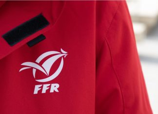 FFR seeks exposure with first betting sponsor Betclic Bordeaux , France - 09 25 2023 : ffr logo brand and text sign on polo rd shirt Rugby French Rugby Federation (FFR).