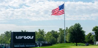 LIV Golf seeks ‘new heights’ with FOX Sports deal BEDMINSTER,NJ-August 12, 2023: Signs greet the LIV Golf Fans at the the LIV Golf Tournament held at the Trump National Golf Club in Bedminster, NJ.