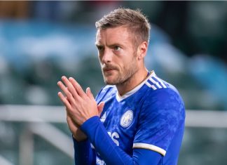All Premier League clubs clear of PSR violations for 2021-24 cycle WARSAW, POLAND - 30 SEPTEMBER, 2021: UEFA Europa League Group Stage Match, Legia Warszawa vs Leicester City FC 1:0 o.p: Jamie Vardy of Leicester City FC.