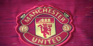 Exclusive: Manchester United could be a future NBA franchise Warrington cheshire UK - may 21 2024: Manchester united logo on t-shirt.