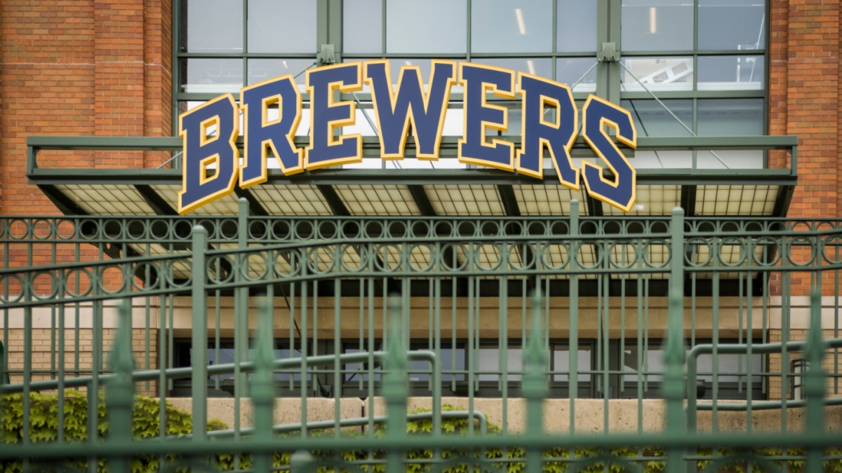 Milwaukee, Wisconsin - May 26, 2022: Milwaukee Brewers' American Family Field MLB Baseball stadium.