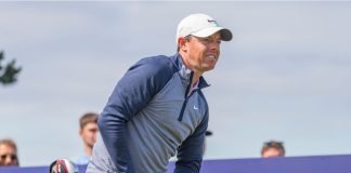 TGL ‘builds out commercial programme’ with FanDuel agreement North Berwick, Scotland, July 12th 2019: Aberdeen Standard Investments Scottish Open Golf Championship at the Renaissance Club. Rory McIlroy (NIR) watches carefully after driving on the first tee.