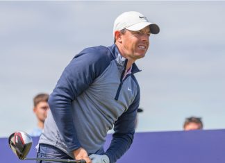 TGL ‘builds out commercial programme’ with FanDuel agreement North Berwick, Scotland, July 12th 2019: Aberdeen Standard Investments Scottish Open Golf Championship at the Renaissance Club. Rory McIlroy (NIR) watches carefully after driving on the first tee.