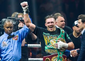 Usyk enters the gaming ropes with GR8 Tech credit: Gints Ivuskans / Shutterstock