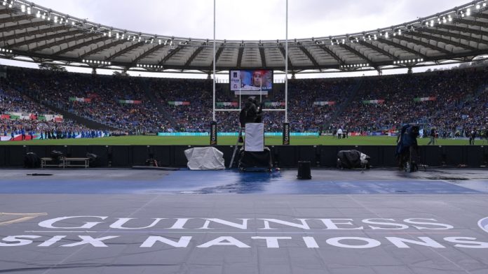Six-Nations 9st Mar 2024; Stadio Olimpico, Roma, Italy; Guinnes Six Nation Rugby; Italy versus Scotland; A general view of the Olimpico Stadium prior to kickoff of Six Nations.
