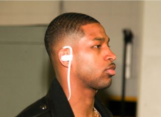 Tristan Thompson combines sports and crypto as Sportsbet.io ambassador Tristan Thompson NBA Playoff game Atlanta Hawks Vs Cleveland Cavalier on May 2nd, 2016 at the Philips Arena in Atlanta, Georgia - USA.