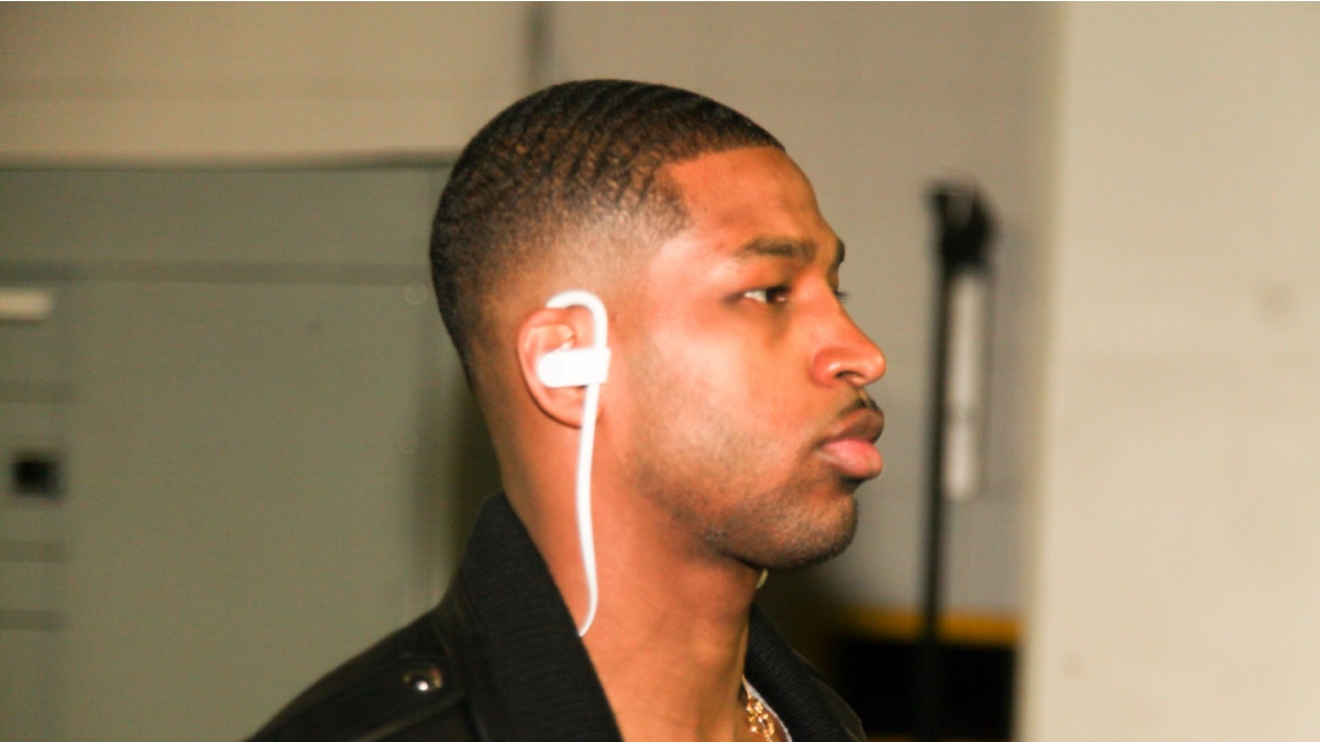 Tristan Thompson NBA Playoff game Atlanta Hawks Vs Cleveland Cavalier on May 2nd, 2016 at the Philips Arena in Atlanta, Georgia - USA.