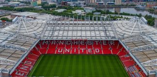 Manchester United warns of “hard choices” in profitability push Manchester, United Kingdom. 07.17.2024 Aerial Image of Manchester United, Old Trafford Stadium. 17th July 2024.