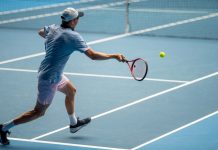 ATP to focus on “great stories” following Overtime partnership Professional athlete playing tennis on a sports court in europe.
