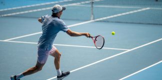 ATP to focus on “great stories” following Overtime partnership Professional athlete playing tennis on a sports court in europe.