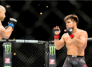 UFC and Monster sign “historic” nine-figure agreement Chicago, IL, United States - June 8, 2019: Henry Cejudo fighting against Marlon Moraes during UFC 238 at United Center.