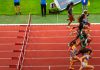 World Athletics CARES project backs athlete mothers OSTRAVA, CZECHIA, JUNE 27, 2023: Female Athletes Compete in 100m Hurdles Race at Track and Field Contest for Worlds in Budapest and Games in Paris. World Athletics