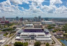 Jason Siegel: Club World Cup – a cornerstone in Orlando’s sports journey Aerial view of downtown Orlando, Florida with soccer stadium in the foreground.