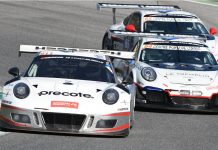 Flávio Sampaio hopes for Porsche Cup win in crypto-powered car 12 ore Hankook Mugello 18 March 2014: #911 Herberth Motorsport, Porsche 991 GT3 R: Daniel Allemann, Ralf Bohn, Robert Renauer, Alfred Renauer on Mugello Circuit, Italy.