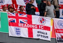 Reading FC’s future in question after EFL disqualifies owner Fans with a banner of Reading FC prior the UEFA Euro 2024 match between England and Slovakia.