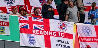 Reading FC’s future in question after EFL disqualifies owner Fans with a banner of Reading FC prior the UEFA Euro 2024 match between England and Slovakia.