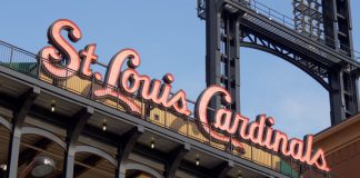 Cardinals’ ‘bet365 Bridge’ opens path to Missouri betting St. Louis Cardinals at Bush stadium - ST. LOUIS, USA - JUNE 19, 2019.