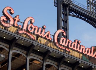 Cardinals’ ‘bet365 Bridge’ opens path to Missouri betting St. Louis Cardinals at Bush stadium - ST. LOUIS, USA - JUNE 19, 2019.