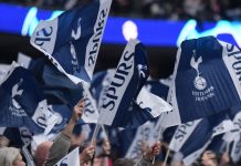 Man United co-owner Ratcliffe settles Ineos Tottenham battle Spurs fans wave flags prior to he first leg of the 2018/19 UEFA Champions League Semi-finals game between Tottenham Hotspur and Ajax