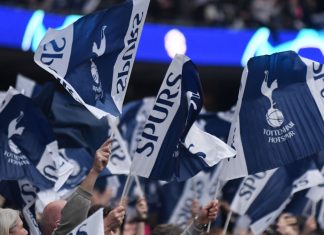 INEOS agrees on million-pound deal to exit Spurs sponsorship early Spurs fans wave flags prior to he first leg of the 2018/19 UEFA Champions League Semi-finals game between Tottenham Hotspur and Ajax
