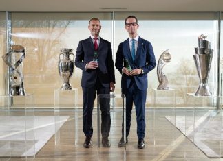 Carlsberg returns to national football as EURO 2028 sponsor credit: UEFA/Carlsberg