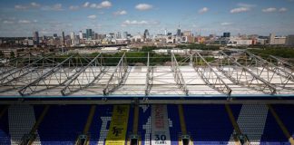 Birmingham City’s promotion story to feature on Amazon Prime BIRMINGHAM, UK - JULY 08, 2023: Aerial view of Birmingham City Football Stadium.
