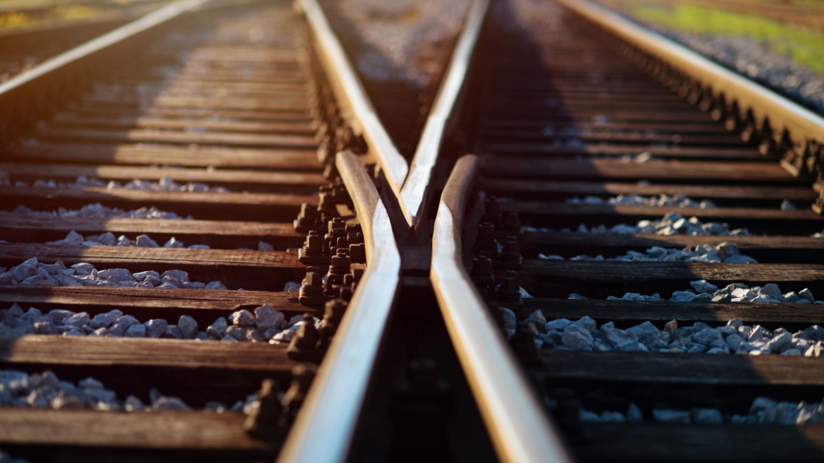 Railway crossroads.