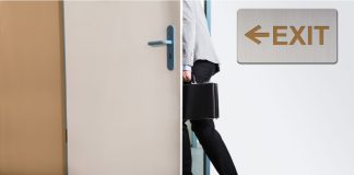 Robert Reid quits FIA as staying would compromise his beliefs Businessperson Walking Out With Exit Sign On Wall.