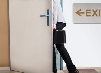 Robert Reid quits FIA as staying would compromise his beliefs Businessperson Walking Out With Exit Sign On Wall.