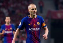 Iniesta swaps midfield for boardroom in latest FedEx campaign MADRID - APR 21: Andres Iniesta plays at the Copa del Rey final match between Sevilla FC and FC Barcelona at Wanda Metropolitano Stadium on April 21, 2018 in Madrid, Spain.