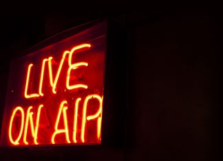 Fanatics Collectibles brings live shopping experience to the UK Live on Air neon sign.