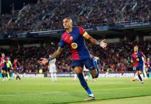 FC Barcelona’s Raphinha promotes Bitget and La Liga’s crypto education credit: Christian Bertrand/Shutterstock
