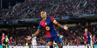 FC Barcelona’s Raphinha promotes Bitget and La Liga’s crypto education credit: Christian Bertrand/Shutterstock