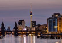 Berlin faces backlash over ‘sustainable’ Olympic bid Berlin with the river Spree at dusk with the Oberbaum Bridge and the famous Television Tower.