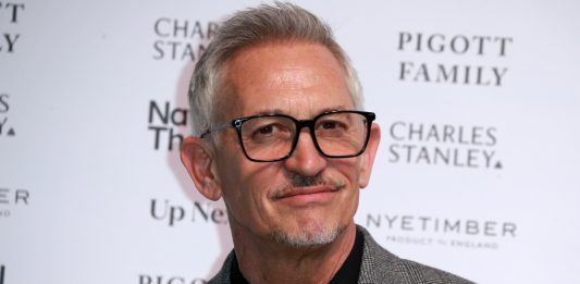 London, United Kingdom - May 01, 2024: Gary Lineker attends the National Theatre "Up Next" Gala at The National Theatre in London, England.