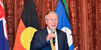 London Broncos unveil ambitious plans to return to Super League Gary Hetherington new London Broncos Owner speaking during the London Rugby League Launch at Australian Embassy Exhibition Hall, Australia House,