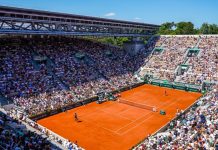 Inside the business of Roland-Garros 2026 PARIS, FRANCE - JUNE 3, 2023: A general view of the Court Suzanne Lenglenu during 2023 Roland Garros tennis tournament at the Le Stade Roland Garros in Paris, France
