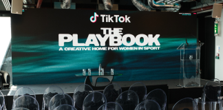 How women’s sport is building its own audience with TikTok An image of the stage at the recent TikTok Playbook event