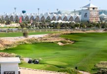 Yas Links Abu Dhabi opens new Golf Academy with high-tech training facilities as Island with attractions Yas Marina Circut, Formula One track and Yas links Abu Dhabi golf course.