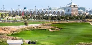 Yas Links Abu Dhabi opens new Golf Academy with high-tech training facilities as Island with attractions Yas Marina Circut, Formula One track and Yas links Abu Dhabi golf course.