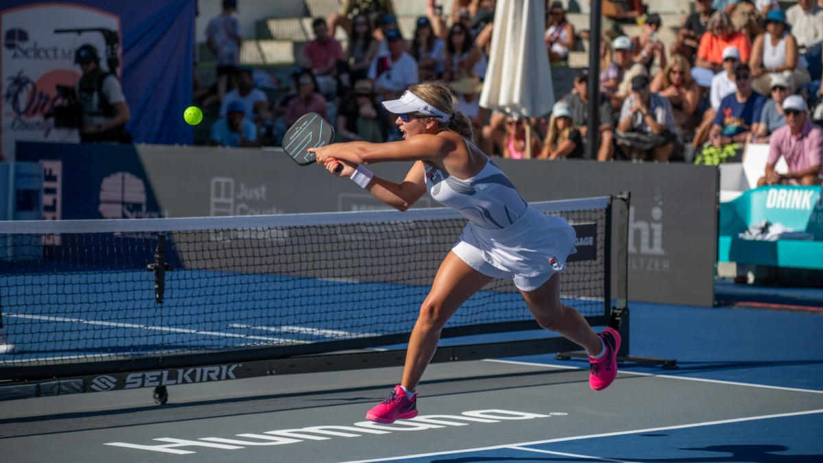 San Clemente, CA, USA June 29, 2024 Anna Leigh Waters and Catherine Parenteau compete in Women's Doubles play in the Select Medical Orange County Cup 2024