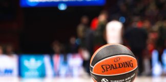 Euroleague locks in clubs ahead of NBA’s Europe move Italy, Milan, dec 16 2021: official ball of EuroLeague Turkish Airlines during timeout about basketball match AX ARMANI MILAN vs REAL MADRID, EuroLeague 2021-2022 round 16 at Mediolanum Forum.